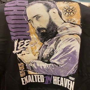 AEW Brodie Lee Exalted in Heaven Large Shirt NEW